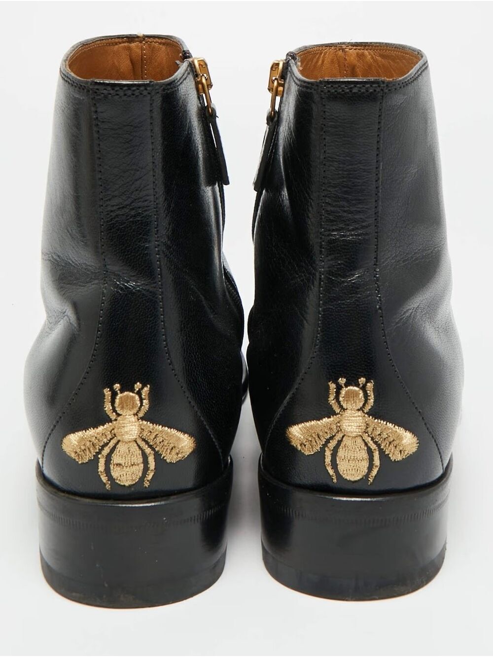Gucci Horsebit Accent Leather Boots - Men